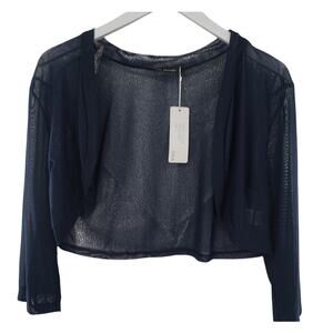 Fashion Secrets Sheer Crop Cardi NEW!
